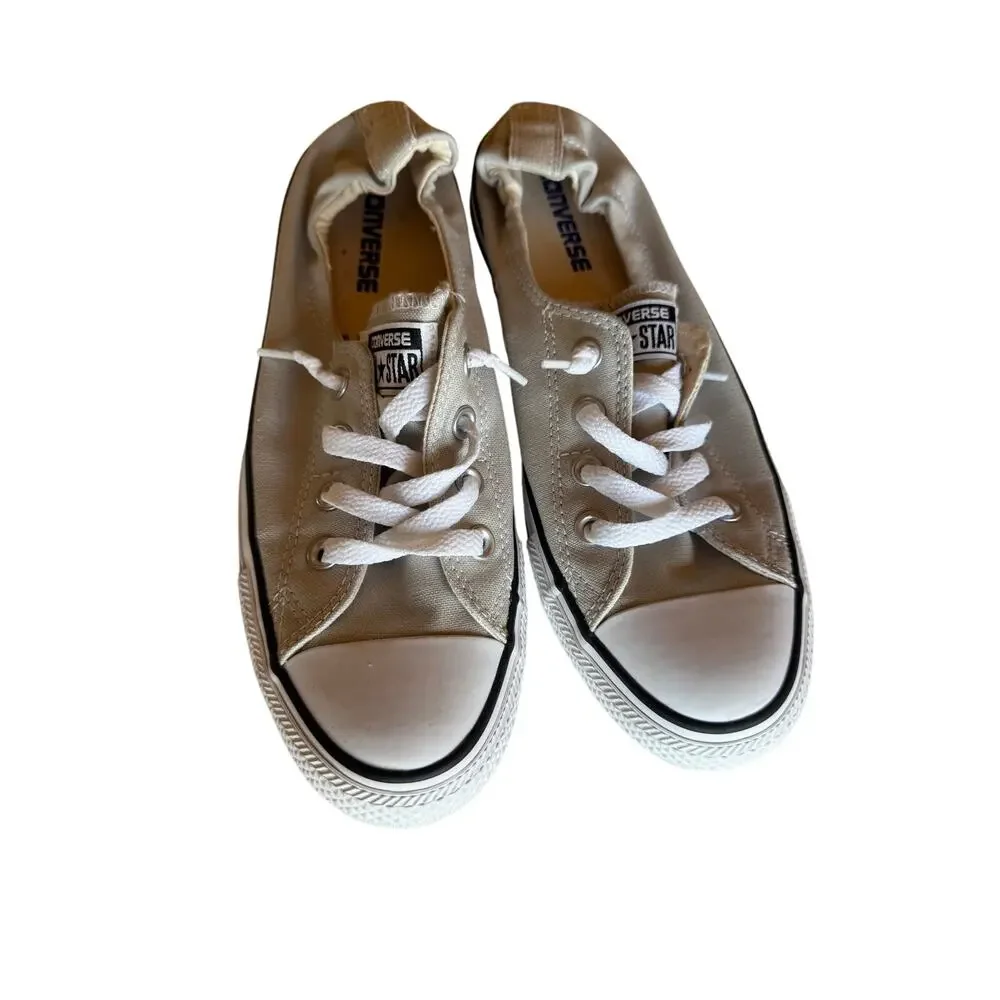 Converse Chuck Taylor Womens Slip On‎ Shoe Gray Size 9